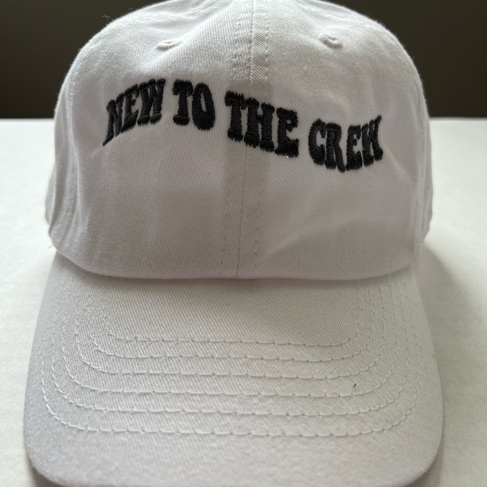 KBETHOS White and Black Embroidered Hat